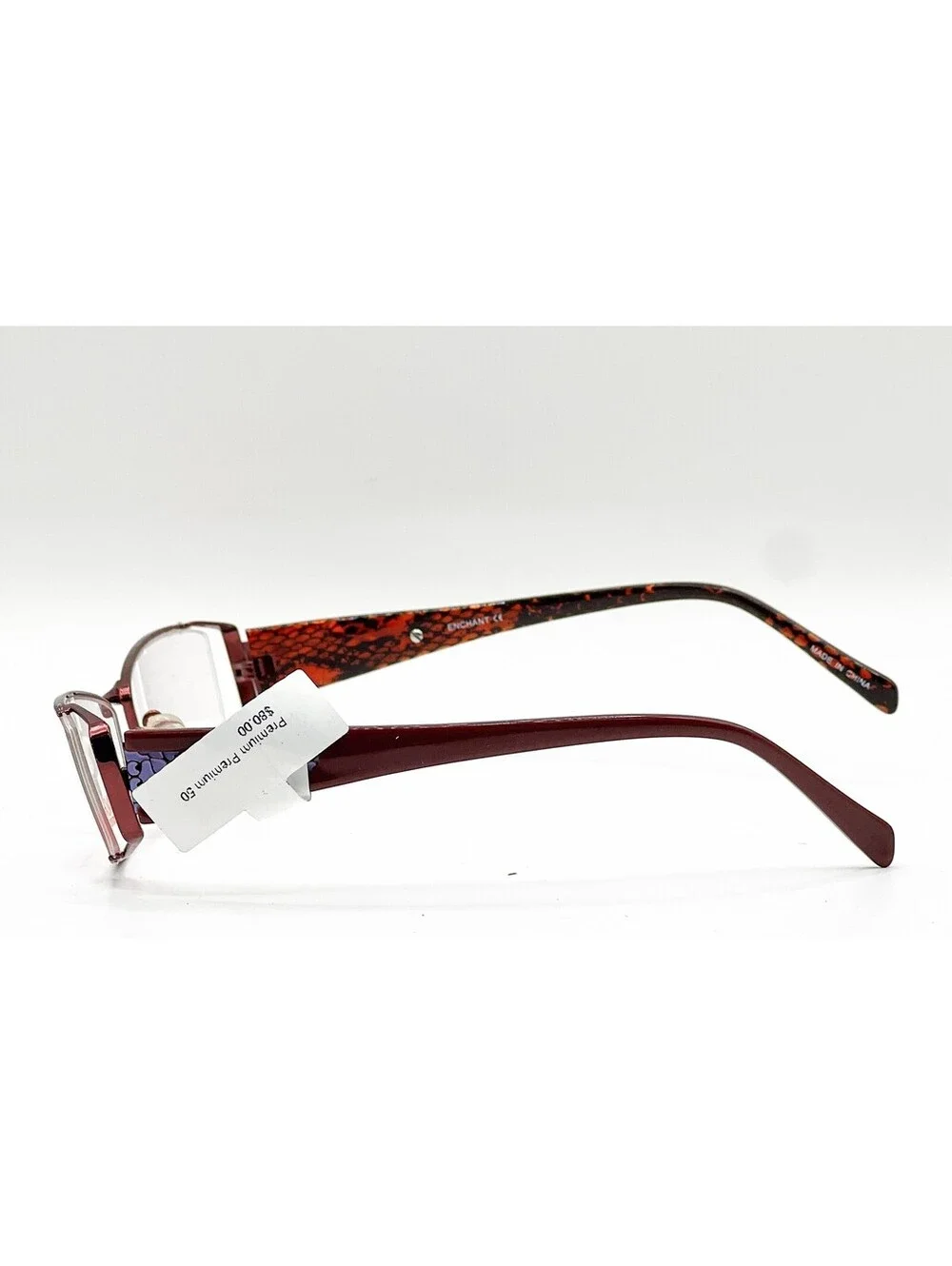 Enchant Eyewear Ee0981 Wine Authentic Eyeglasses 51-17-138